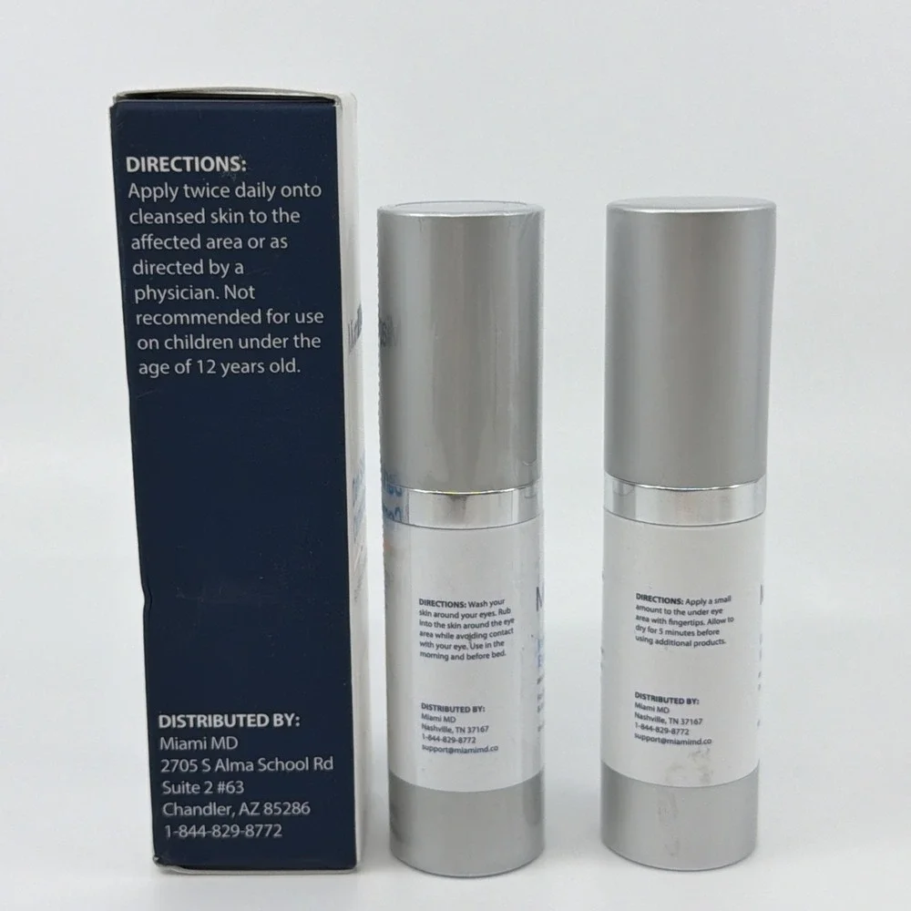 MiamiMD Miami MD Dark Spot Instant Wrinkle And Intensive Eye Repair Cream Set